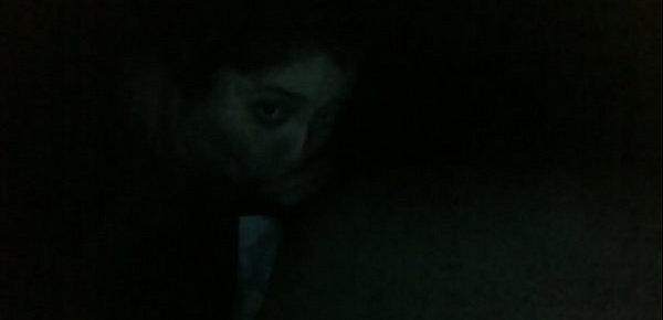 darkroom chubby sex and blowjob